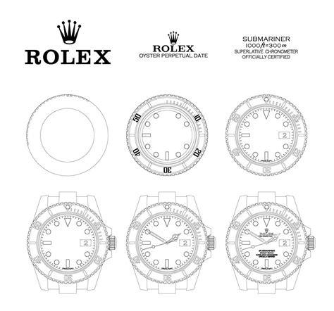 grafiche rolex dwg|Rolex Case .